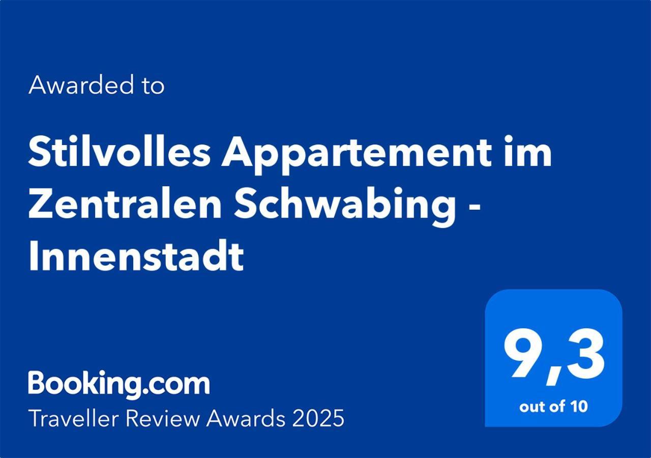 Stilvolles Appartement Im Zentralen Schwabing - Innenstadt Munchen Bagian luar foto